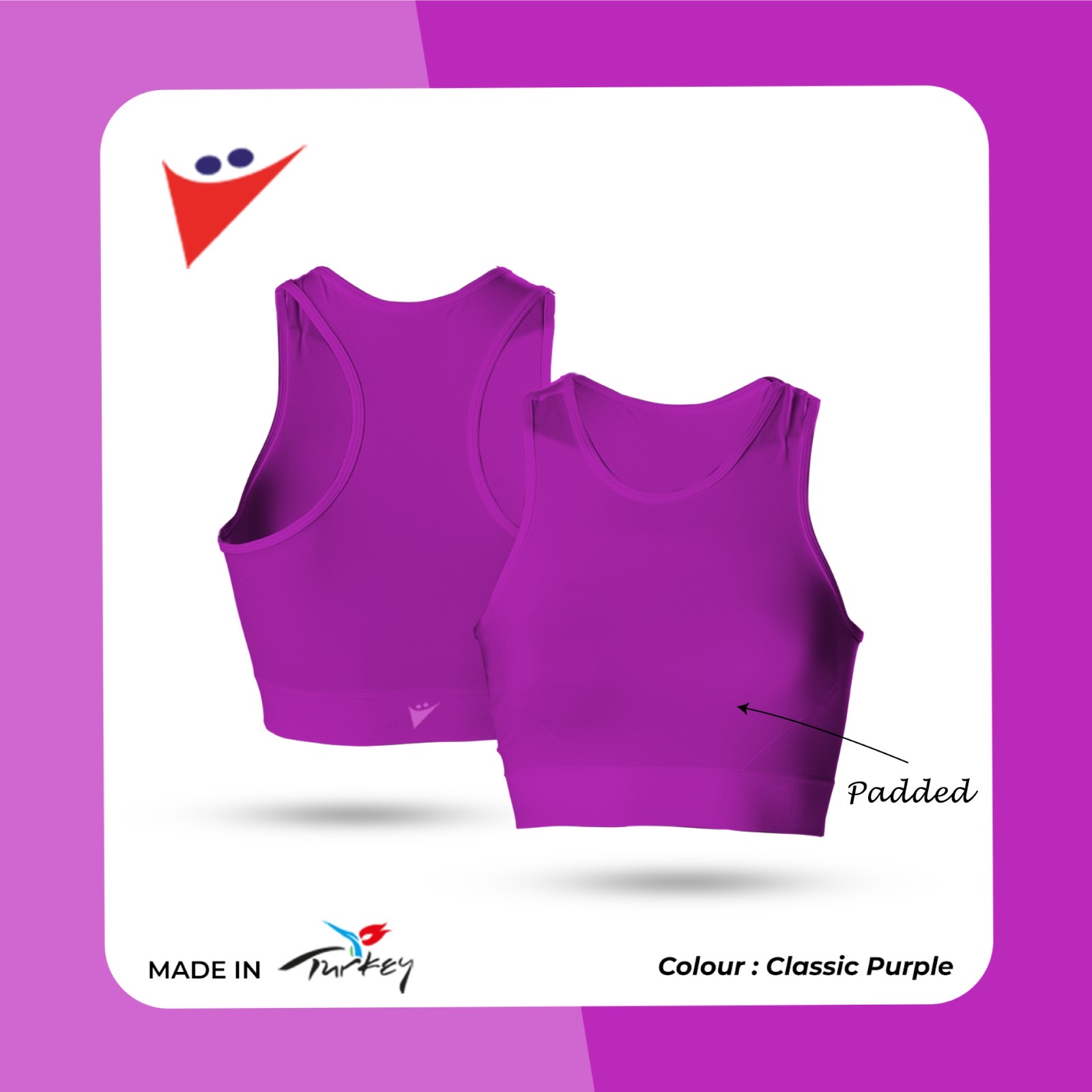 56860567-8330-4c5f-9160-03557dadbc97 SPORTS PADDED BRA - Image 1